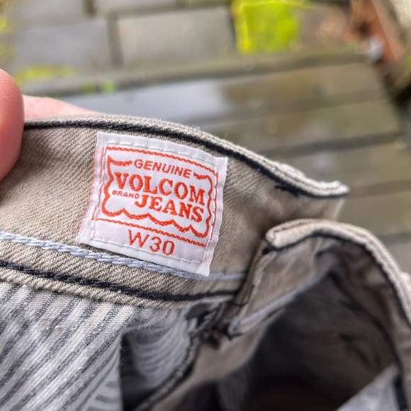 Volcom Stone Boardwear Vintage Tie Dye Acid Wash Jeans In Brown Sz 30 - Picture 4 of 15